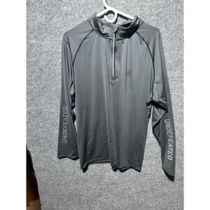 UNDFTD/Undefeated Technical Goods Gray Sleeve 1/4 Zip Pullover Jacket Xl